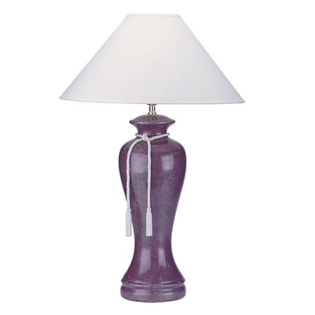 CLING Ceramic Table Lamp Burgundy CL422303